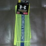 Under Armour Underwear & Socks | New Under Armour Crew Heat Gear Performance Socks | Color: Green | Size: 9.5-12