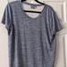 Athleta Tops | Athleta Top Grey | Color: Gray/White | Size: L