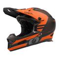 O'NEAL | Mountainbike-Helm | MTB Downhill | Robustes ABS, Ventilationsöffnungen für Luftstrom & Kühlung, ABS Außenschale | Fury Helmet Stage V.23 | Erwachsene | Schwarz Orange | Größe XL
