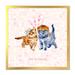 East Urban Home Two Little Hipster Kitten - Children's Art Canvas Wall Art Print Canvas | 30 H x 30 W x 1 D in | Wayfair