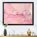 East Urban Home Marble Waves II - Painting on Canvas Plastic in Pink | 34 H x 44 W x 1.5 D in | Wayfair 997AC203CC774CFA900E0EF77ED3E906
