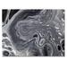 East Urban Home Marble Waves in Shades of Gray - Painting on Canvas Metal in Black/Gray/White | 24 H x 32 W x 1 D in | Wayfair