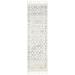 Blue/White 18 x 18 x 0.75 in Area Rug - Justina Blakeney x Loloi Ronnie Contemporary Ivory/Sky Area Rug | 18 H x 18 W x 0.75 D in | Wayfair