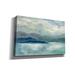 Red Barrel Studio® 'Early Sunrise' By Silvia Vassileva, Canvas Wall Art, 40"X26" Canvas, Wood in Blue | 26 H x 40 W x 1.5 D in | Wayfair