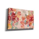 Red Barrel Studio® 'Spring Galore I' By Silvia Vassileva, Canvas Wall Art, 40"X26" Metal in Pink | 26 H x 40 W x 1.5 D in | Wayfair