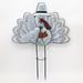 The Holiday Aisle® 40.7" Tall Thanksgiving Turkey Galvanized Flat Garden Stake Metal | 40.7 H x 5.5 W x 37.25 D in | Wayfair