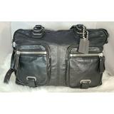 Coach Bags | Coach Ltd Ed Cambridge Blac Leather Zip Top Shoulder Tote Bag Purse Satchel | Color: Black/Gray | Size: Os