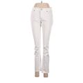 Gap Jeans - Mid/Reg Rise Boot Cut Boot Cut: White Bottoms - Women's Size 27 - Light Wash