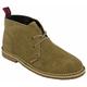 Ben Sherman Desert Boots Leather & Denim Mens Ankle UK 7-12 (UK 9 / EU 43, Sand)