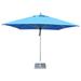 Bambrella Hurricane Square Market Umbrella Metal in Blue/Navy | 115 H in | Wayfair 2.6m SQ-H-BL