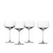 Fortessa Zwiesel Glas Tritan Crystal Glass Gigi Collection, 15.7 Ounce, Set Of 4, Coupe w/ Effervescence Points Glass | 9 H x 4 W in | Wayfair