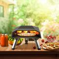 VEVOR Stainless Steel Freestanding Propane Pizza Oven in Black/Silver Steel in Black/Gray | 12.2 H x 15.7 W x 25.4 D in | Wayfair