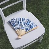 Oriental Trading Company 12 Piece Folding Hand Fans Party Favors in Blue/White | Wayfair 13934048