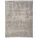 Gray 72 x 48 x 1.58 in Area Rug - Latitude Run® Chippewa Dreamy Shag Solid Silver Area Rug Polyester | 72 H x 48 W x 1.58 D in | Wayfair