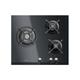 Whirlpool - Plaque gaz 6350W 59cm, AKT404NB - Noir