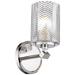 Dover Street 9 1/2" High Polished Nickel Wall Sconce