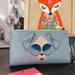 Kate Spade Bags | Kate Spade New York Spademals Leather Mod Dog Slim Bifold Wallet | Color: Blue/White | Size: Os