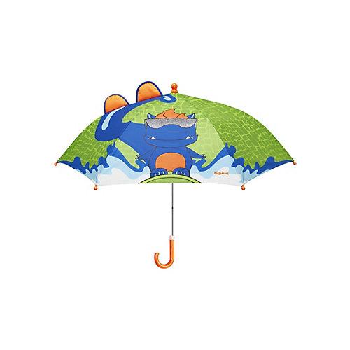 Regenschirm Dino Regenschirme Jungen grün Kinder