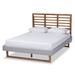 Carbon Loft Fennello Upholstered/ Ash Walnut Finish Wood Platform Bed