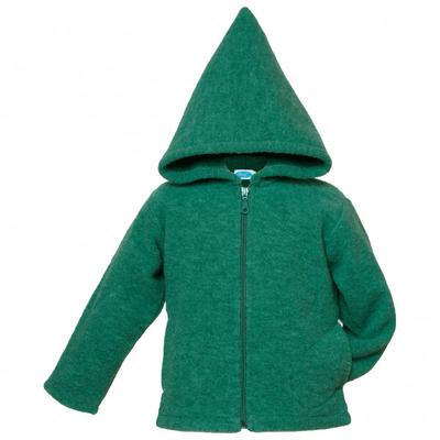 Reiff - Kid's Wollfleecekapuzenjacke - Merinohoodie Gr 86/92 grün