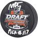 Michael Bunting Toronto Maple Leafs Autographed 2014 Draft Logo Hockey Puck with "Pick #117" Inscription