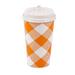 Oriental Trading Company Heavy Weight Paper Disposable Cups in Orange/White | Wayfair 13982455