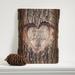 Personalization Mall So in Love Personalized Basswood Plank Wall Décor in Brown | 11 H x 8 W x 0.5 D in | Wayfair 13760