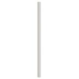 Solus 10" Outdoor Direct Burial Aluminum Lamp Post, Fits Most Standard 3" Post Top Fixtures, Includes Inlet Hole Aluminium/Metal in White | Wayfair