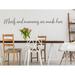 Story Of Home Decals Meals & Memories Are Made Here Wall Decal Metal in Gray | 8 H x 32 W in | Wayfair KITCHEN 207g