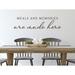 Story Of Home Decals Meals & Memories Are Made Here Wall Decal Metal in Brown | 8 H x 32 W in | Wayfair KITCHEN 206h