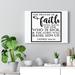 Trinx Prayer of Faith James 5:14-15 Christian Wall Art Bible Verse Print Ready to Hang Canvas in Black | 12 H x 16 W x 1.25 D in | Wayfair