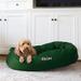 Majestic Pet Products Majestic Pet Personalized Bagel Donut Bolster Dog Bed Metal | 11 H x 52 W x 35 D in | Wayfair 720570929029-Baskerville-White