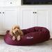 Majestic Pet Products Majestic Pet Personalized Bagel Donut Bolster Dog Bed Metal | 11 H x 52 W x 35 D in | Wayfair 720570929098-Baskerville-Silver