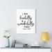 Trinx I Am Fearfully Psalm 139:14 Christian Wall Art Bible Verse Print Ready to Hang Canvas in Black/White | 14 H x 11 W x 1.25 D in | Wayfair