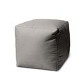 Latitude Run® Box Cushion Ottoman Slipcover, Polyester in Gray | 17 H x 17 W x 1 D in | Wayfair 4C01601AF8114079A09C4C4BF38C4917