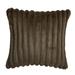 Everly Quinn Faux Fur Striped Cushion Pillow Cover | Throw Cushion Covers | 20X20 In, Square | 4 Pieces | No Pillow Inserts Faux Fur | Wayfair