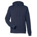 J America JA8879 Gaiter Pullover Hooded Sweatshirt in True Navy Blue Heather size Small | Cotton/Polyester Blend 8879