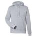 J America JA8879 Gaiter Pullover Hooded Sweatshirt in Grey Heather size XL | Cotton/Polyester Blend 8879