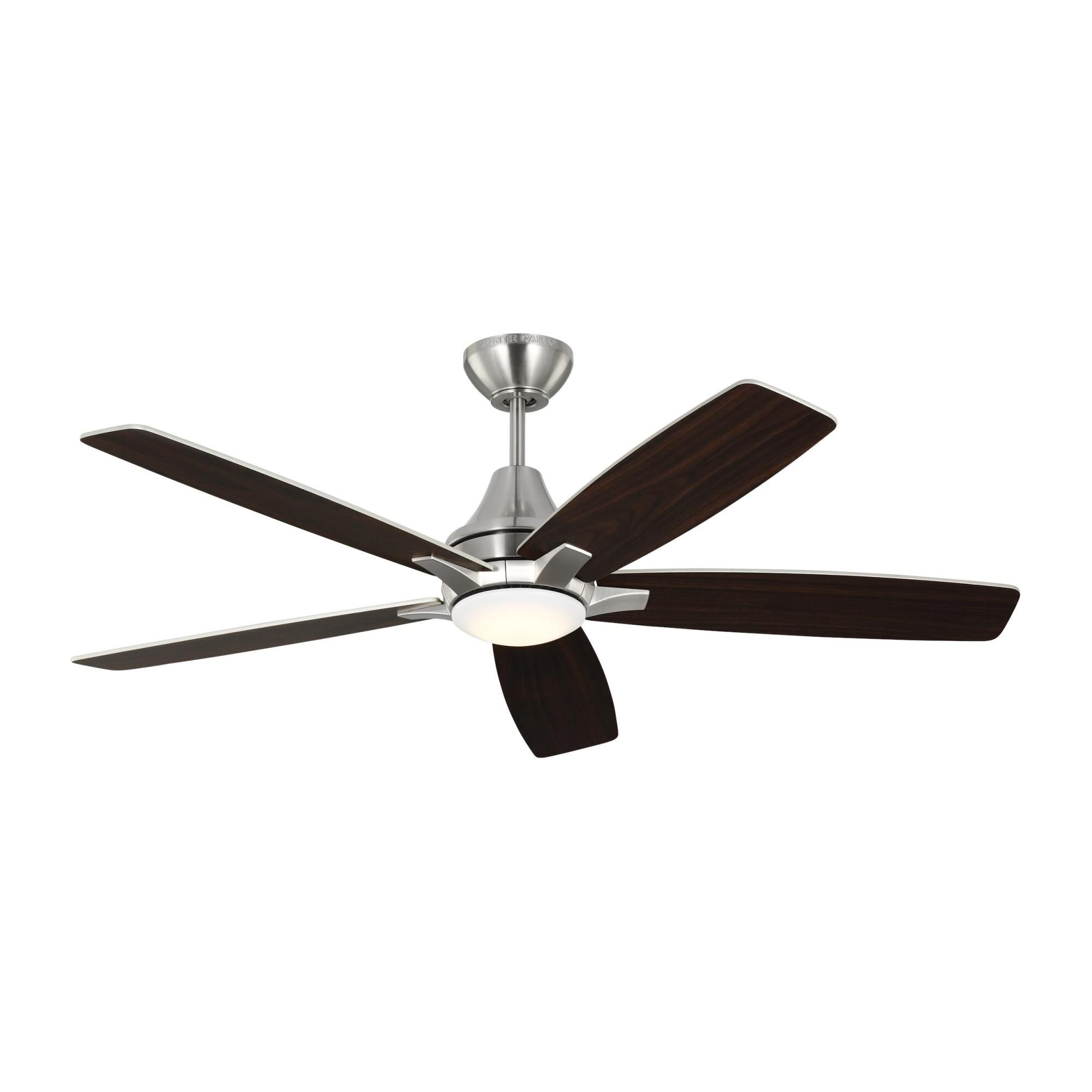 Generation Lighting Lowden 52 Inch Ceiling Fan with Light Kit - 5LWDR52BSD