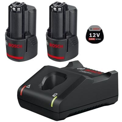 BOSCH Akku-Set »2x Akku GBA 3 Ah & GAL 12V-40« Image