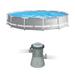 Intex 12 Ft x 30 In Prism Steel Frame Pool | Intex Easy Set Pool Filter Pump - 50.6