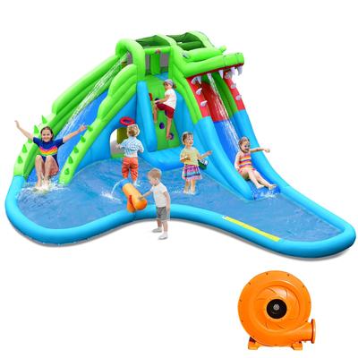 Costway Inflatable Water Slide Upgraded Kids Splash Pool Bounce Castle - See Details