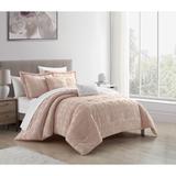 Chic Home Janea 9 Piece Comforter Set Clip Jacquard Geometric Quatrefoil Pattern Design Bed In A Bag Bedding