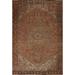 Vegetable Dye Tribal Heriz Persian Area Rug Hand-knotted Wool - 9'9" x 12'9"