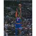 "RJ Barrett New York Knicks Autographed 16'' x 20'' Blue Shooting Photograph"