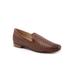 Wide Width Women's Ginger Loafer by Trotters in Luggage (Size 10 W)