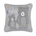 Redwood Rover Mix & Match Best Friend Bears Square Throw Pillow In Blue Polyester/Polyfill blend | 11 H x 11 W in | Wayfair