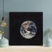 Orren Ellis Planet Earth Close-Up Photography - 1 Piece Square Graphic Art Print On Wrapped Canvas in Black/Blue | 12 H x 12 W x 2 D in | Wayfair