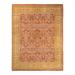 Overton Hand Knotted Wool Vintage Inspired Traditional Mogul Orange Area Rug - 8' 1" x 10' 5"