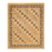 Overton Hand Knotted Wool Vintage Inspired Traditional Mogul Ivory Area Rug - 8' 1" x 10' 1"